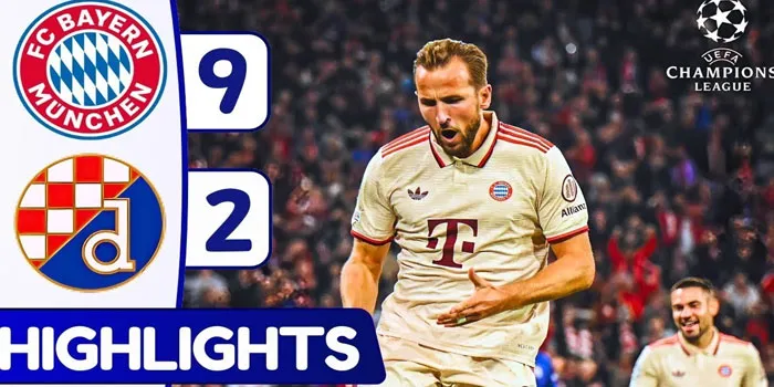 UEFA Champions League - Bayern Munchen Permalukan Dinamo Zagreb 9-2